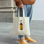 lea & perrins worcestershire sauce watercolor illustration cotton tote bag for everyday use