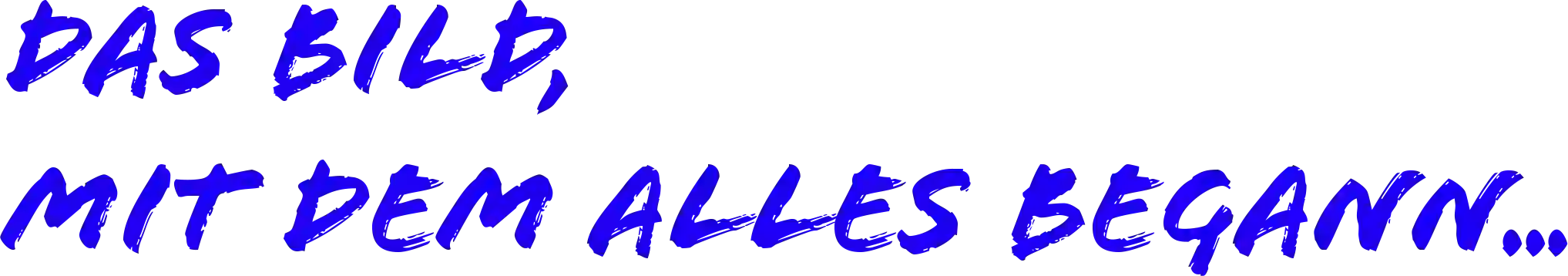 Text in German on a blue background